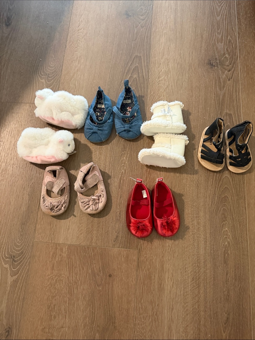 Girls 0-12 month shoe bundle